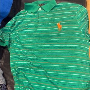 Polo by Ralph Lauren Green and Orange Polo Shirt